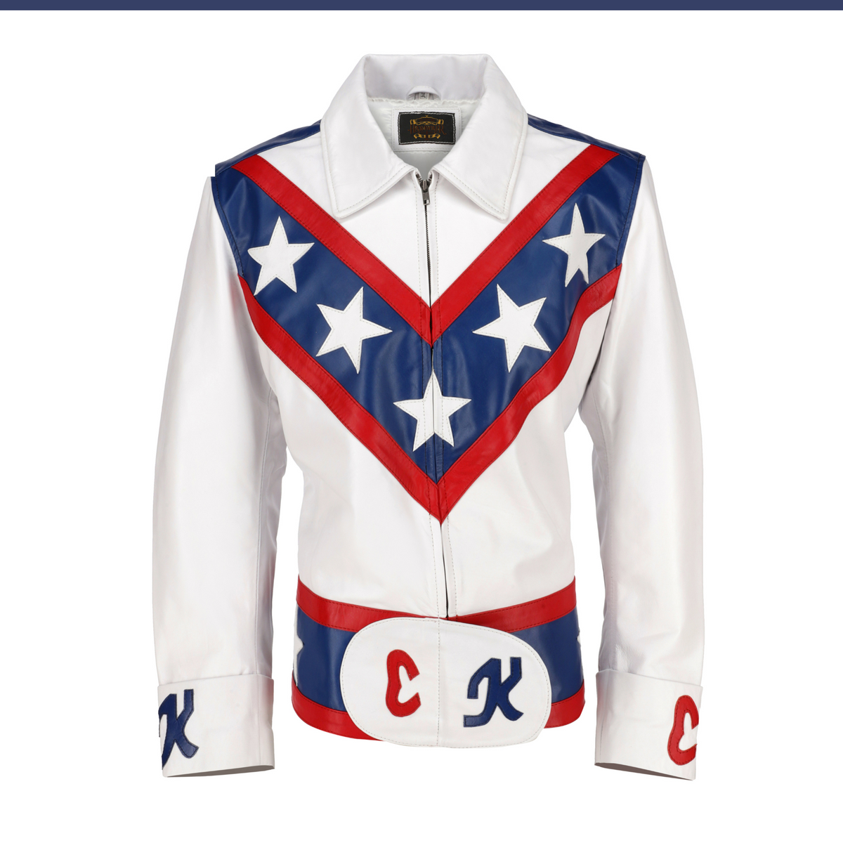 Evel Knievel Motorcycle White Leather Jacket– The Leather Harbour